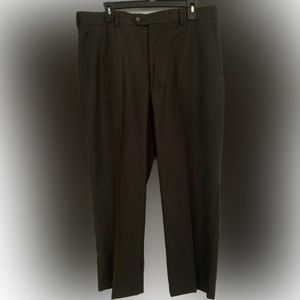 Men's 36 x 29 George Gray Flat Front Dress Pants New